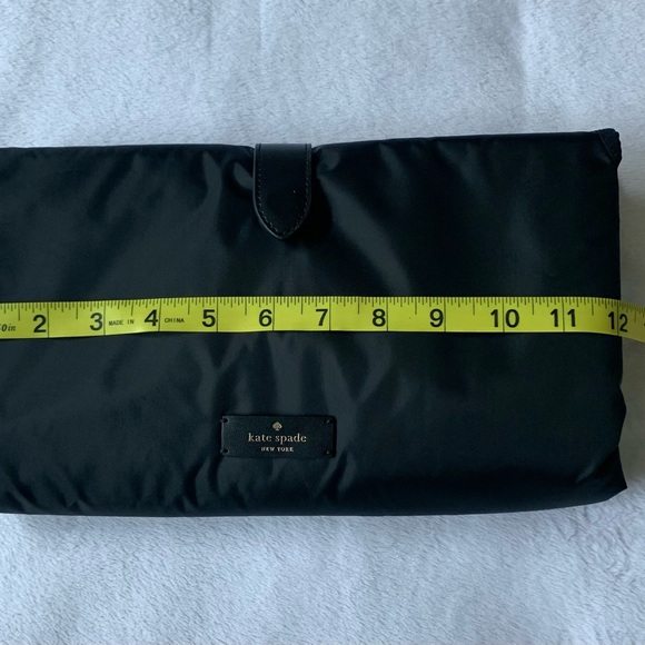 KATE SPADE black diaper nylon changing pad NWOT+++ - Picture 11 of 12
